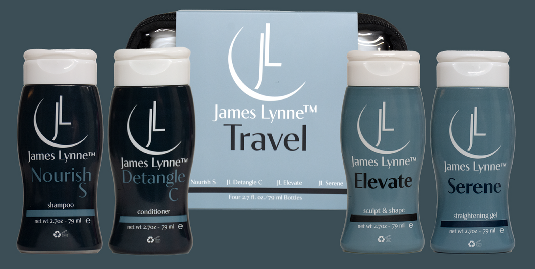 JL Travel - Four 2.7oz Bottles (JL Nourish S, JL Detangle C, JL Elevate & JL Serene)